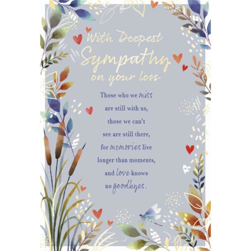 Picture of WITH DEEPEST SYMPATHY ON YOUR LOSS